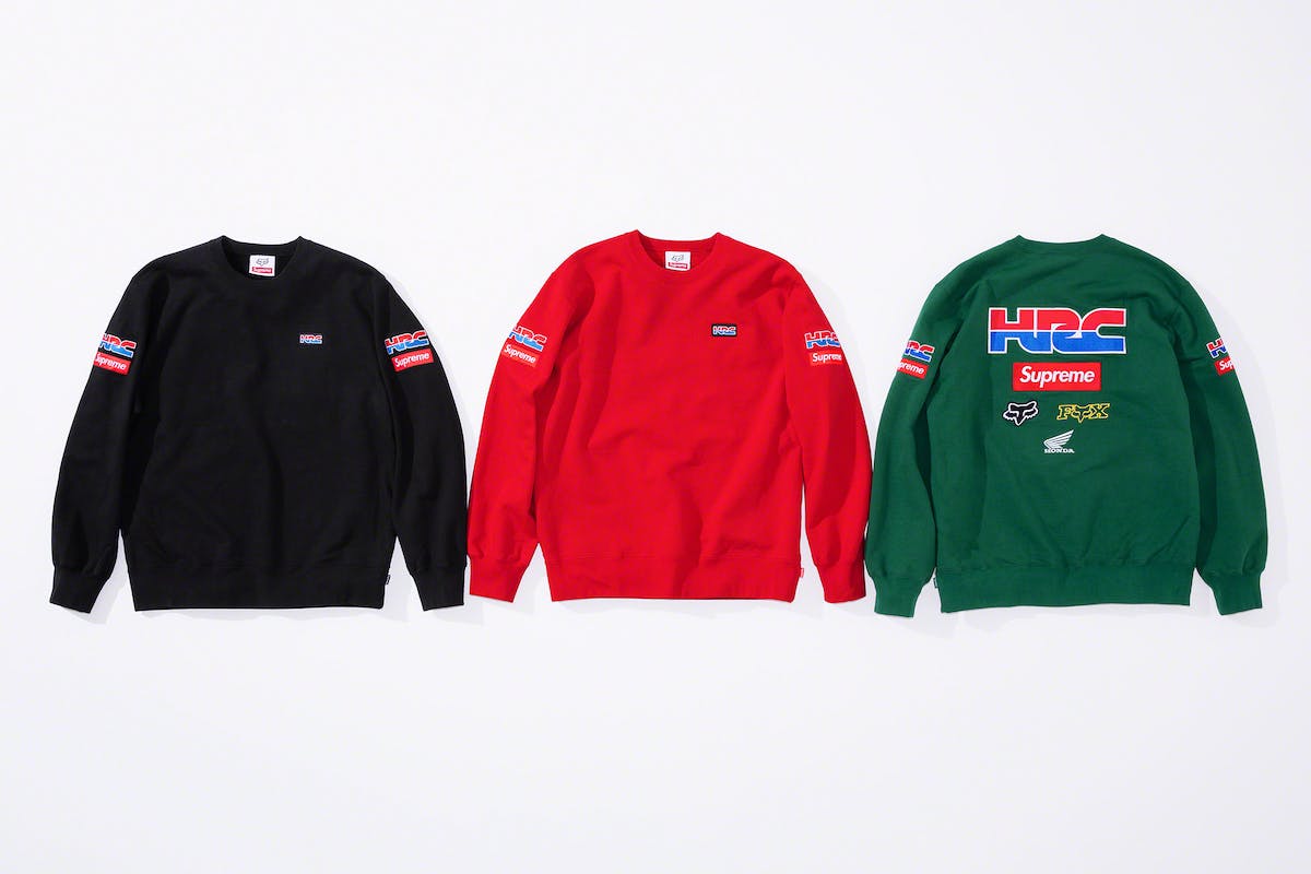 supreme honda sweater